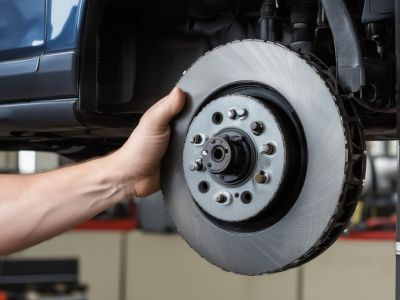 Automotive brake system maintenance and brake pad replacement service